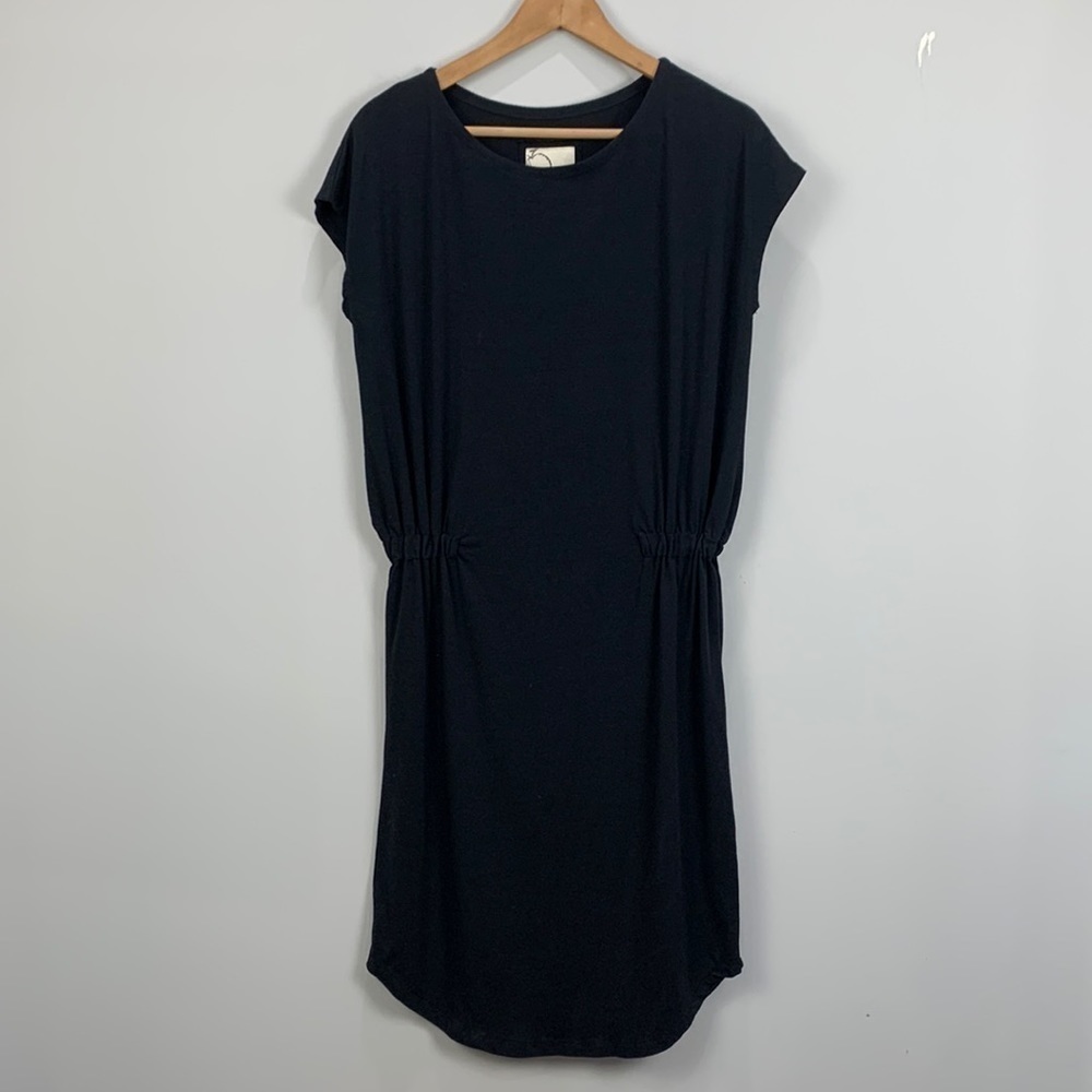 Lime & Vine Supima Cotton/Modal Blend Cap Sleeve Shirt Dress